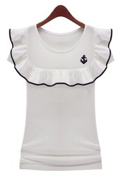 Pirate Brooch Tiered Front Top 