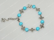 $1.03 for turquose bracelet at bjbead.com 