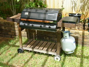B B Q. 4 burner with side burner