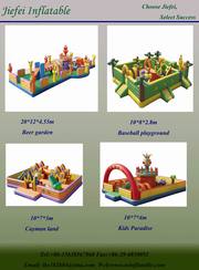 inflatable castle,  zorb ball,  bouncy slide