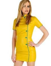 Short Easter Leather Dress Online