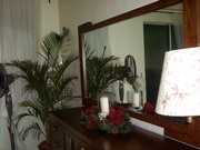 Buffet and a big mirror