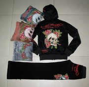 NEW!! Ed hardy ladies trackisuirts, dress, skirts, jumpsuits