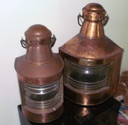 STYRBORD lanterns solid copper ship lanterns