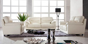  Italian Leather Corner Lounge Sofa -Rimmon