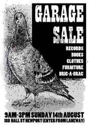 Garage Sale,  18 B Hall St Newport