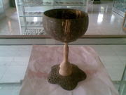 Art handycrafts of Indah Creation (Bali)coconut shell Bar glass