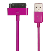 Pink Apple Charging Sync Cable