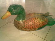 Art handycrafts of Indah creation(Bali)Painting duck statue