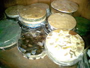 Art handycrafts of Indah creation(Bali)Sea shell pearl glass base