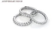 gold anniversary rings