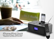 iPhone/iPod Dock with Wi-Fi Internet Radio