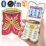 cheap cell phones Unlocked Butterfly Shaped Mobile 
