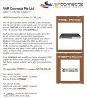 Massive Discount for HP 2810 Switches (24/48 ports)
