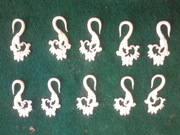 Cow bone and horn piercing