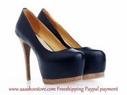 Gianmarco Lorenzi Platform Pump Wooden Stiletto Heel Wooden Platfrom 