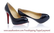 Wholesale Christian Louboutin Rolando Round-toe Patent Hidden Platform