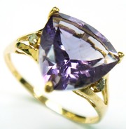 Ladies Rings Diamond Amethyst Ruby Topaz