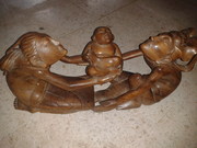 Balinese couple statue