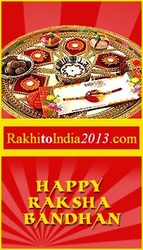 Shower Rakhi love and gifts to siblings