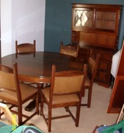 Imbuia (Brazilian Walnut) 9 Piece Dining Suite