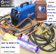 POTABLE MILLER GOLD STAR 140 WELDER