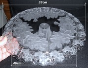 Brand New * VINTAGE * CRYSTAL* CAKE STAND
