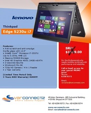 Thinkpad Edge s230u i7 Special Discount Offer