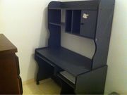  Computer study desk table with rack,  small cupboard,  shelf & more $39