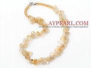 Yellow Series Irregular Shape Top Drilled Citrine