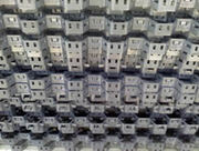 Metal Hex Grid Refractory Lining With Hexagon Big Mud Claw ,  Carbon St