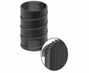 >Bare wedge wire screen with construction specifications