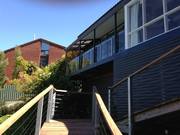 Outdoor glass balustrades