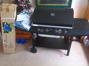*4-BURNER AVOCA BBQ -AS NEW & NEVER USED +BRAND NEW BLUE GAZEBO!*