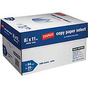 Staples copy paper Letter Size 8.511, 75gsm and 80gsm