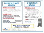 HP servers V2 and HP Tower server on promotion