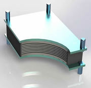 Elastomeric Bearing With Steel Plates