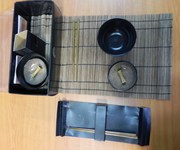 2 Person Serving Chinse Set Brown @ 20.00