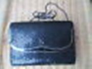 Black Glomesh Evening Shoulder Bag