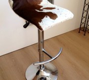 Cow Hide Bar Stool