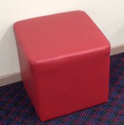Red Pouffes
