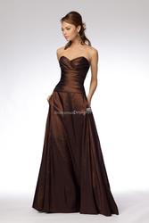 Dropped Waist Wedding Gown - BridesmaidDesigners