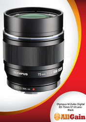 Buy Olympus M.Zuiko Digital ED 75mm f/1.8 Lens-Black 