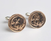 Australian 1 Cent Coin Cufflinks
