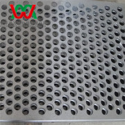 Round holes punched perforated metals