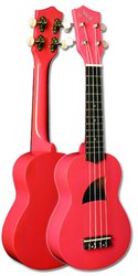 Eddy Finn Ukulele Basswood Soprano Pink