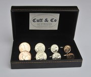 Australian Coin Cufflinks – 4 Pair Set