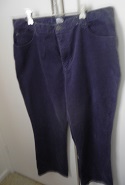 BLUE CORD PANTS