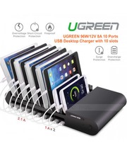 Buy USB Desktop Charger With 10 Slots - Flipdeal