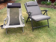 Two camping chairs